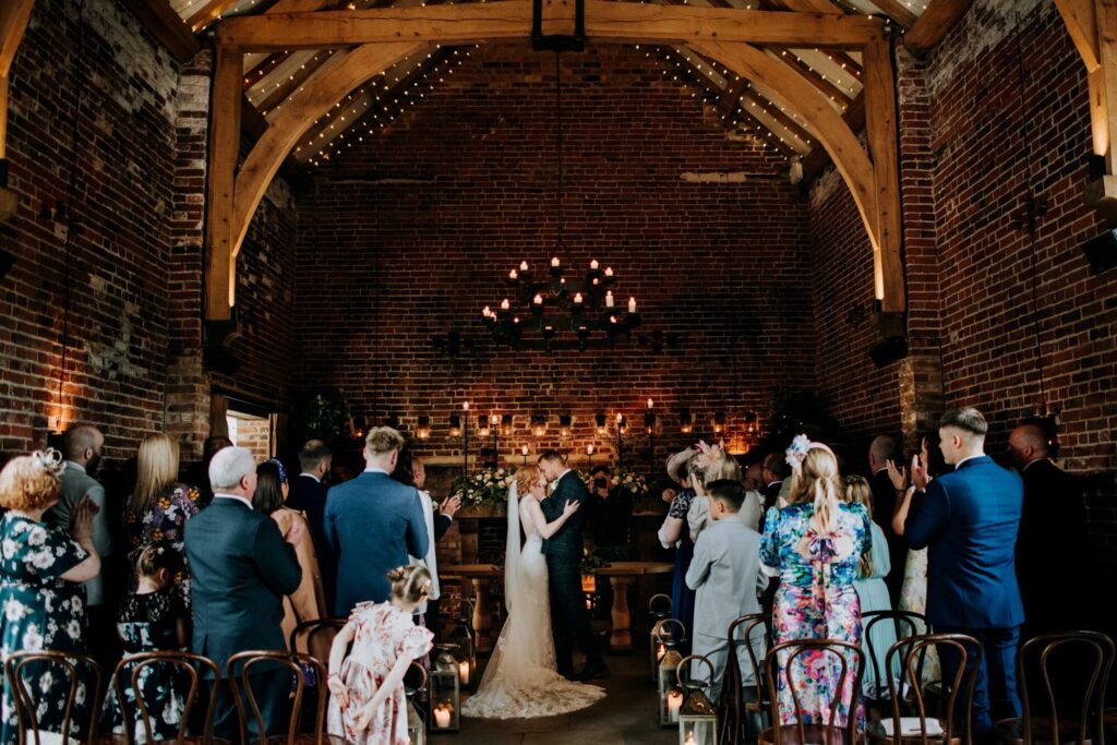 Becky & Sam's Stunning Hazel Gap Barn Wedding
