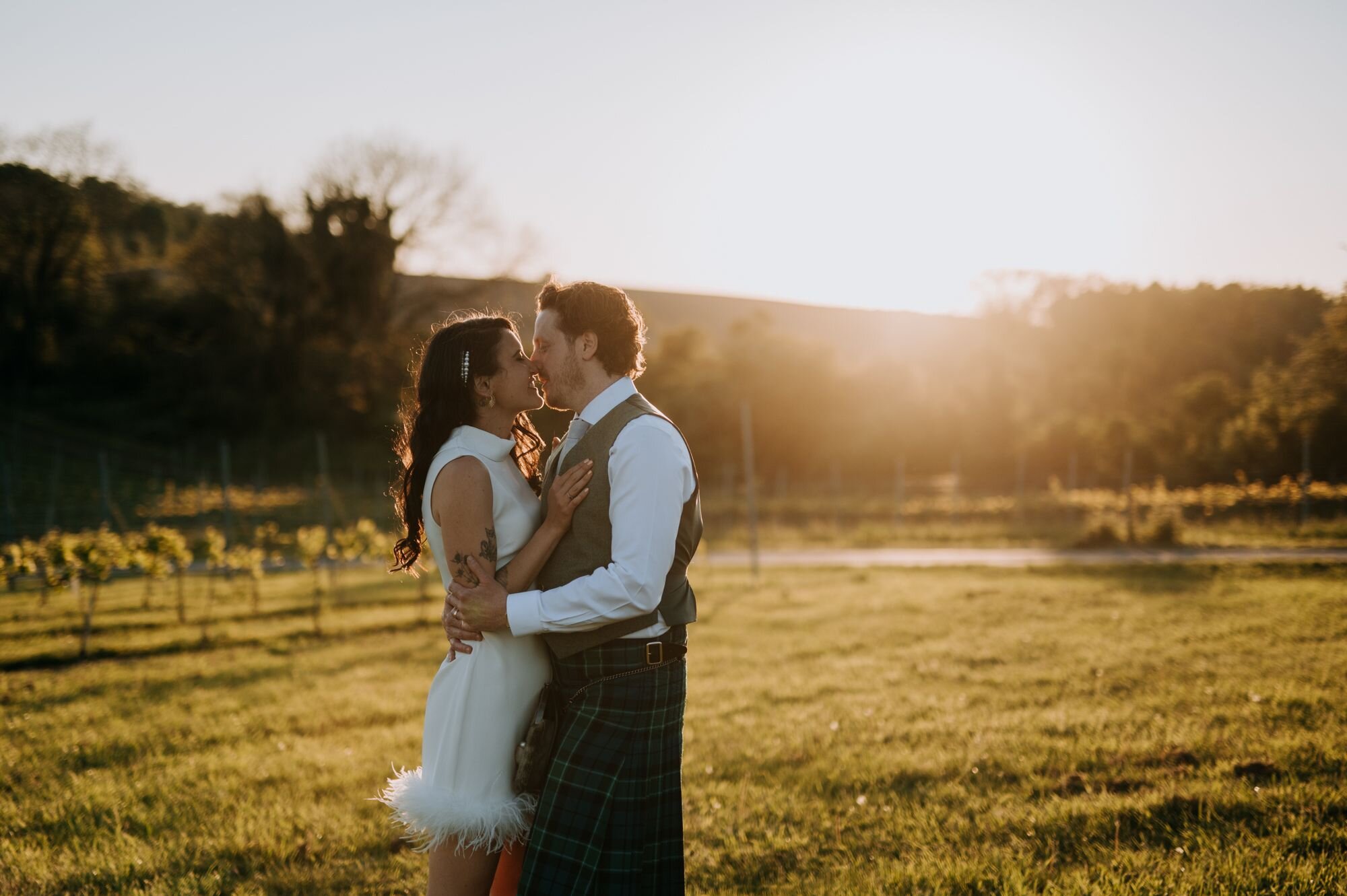 Chloe & Callum: Epic Little Wold Vineyard Wedding