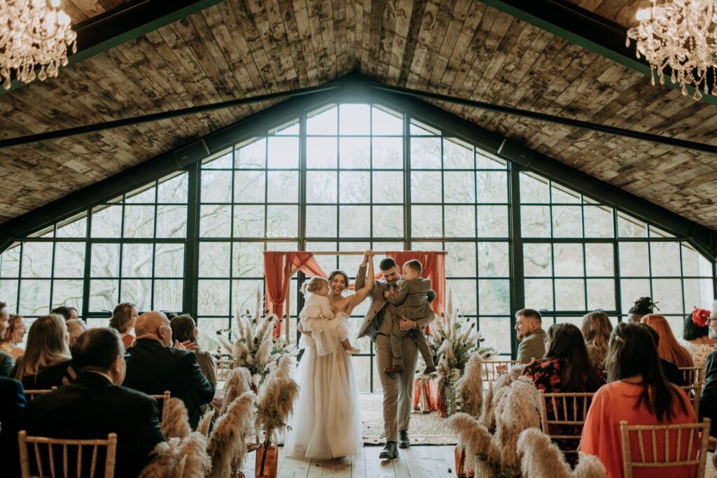 Sarah & Connor’s Breathtaking Hidden River Barn Winter Wedding