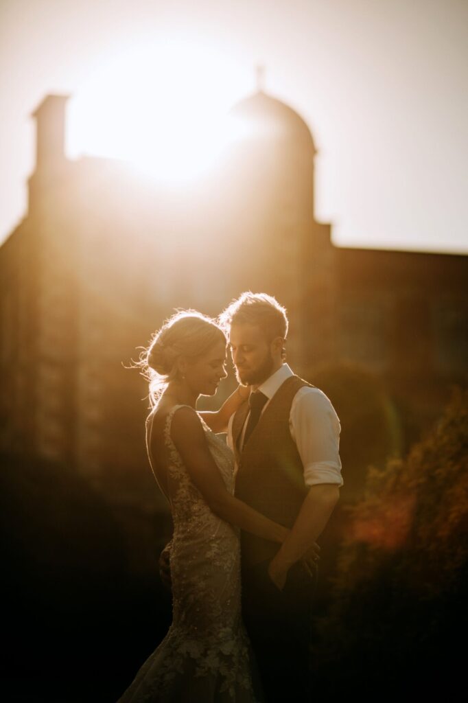 Golden Hour Sunset Wedding Photography by Kazooieloki