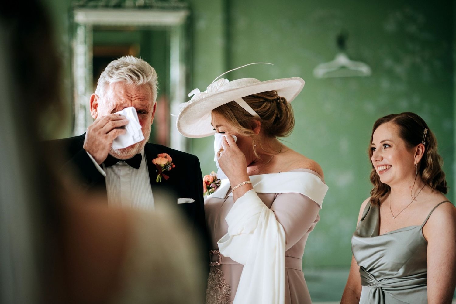 Mother & Father of the Bride at a wedding in Lincolnshire