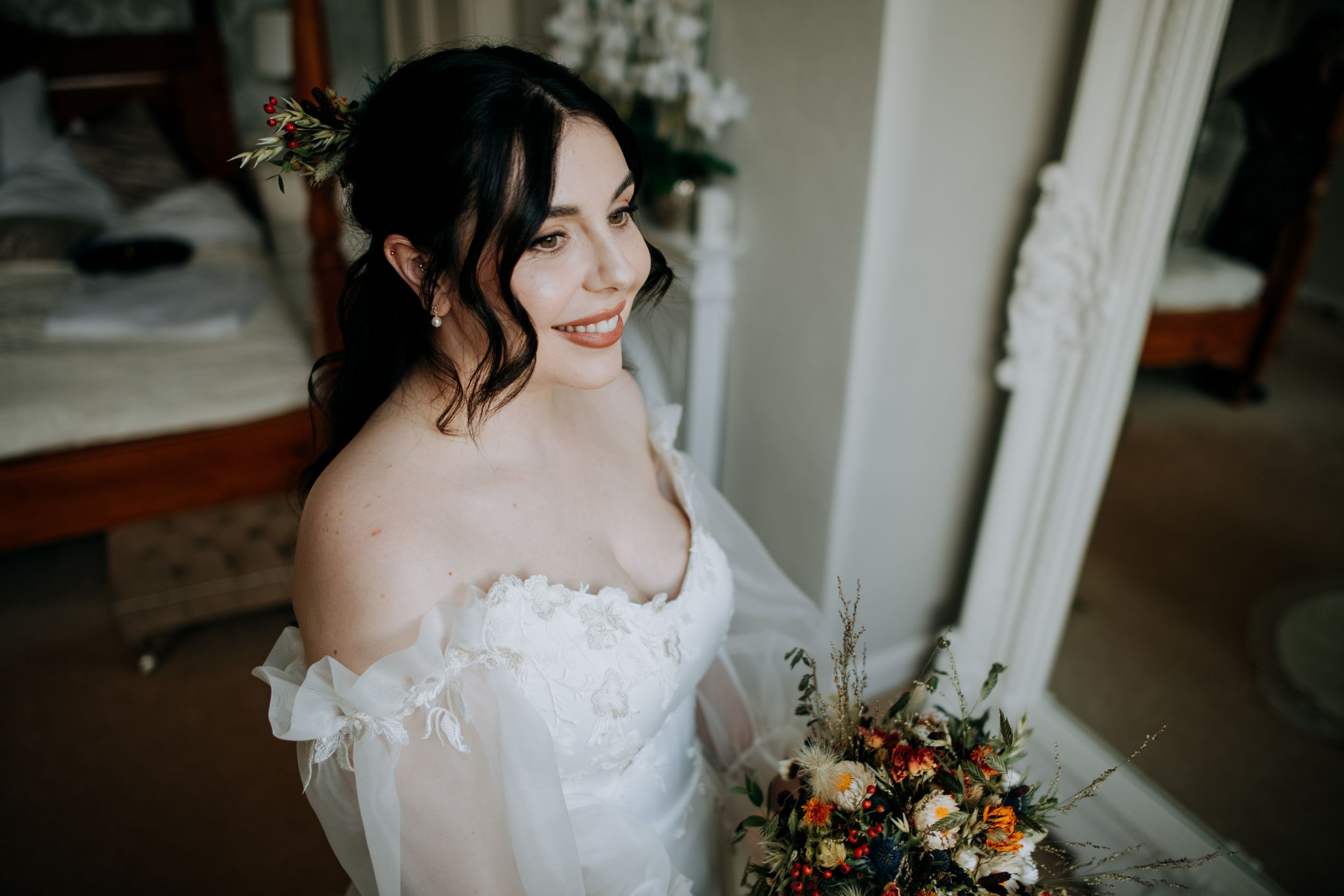 Bardney Hall Wedding Photo of Bride