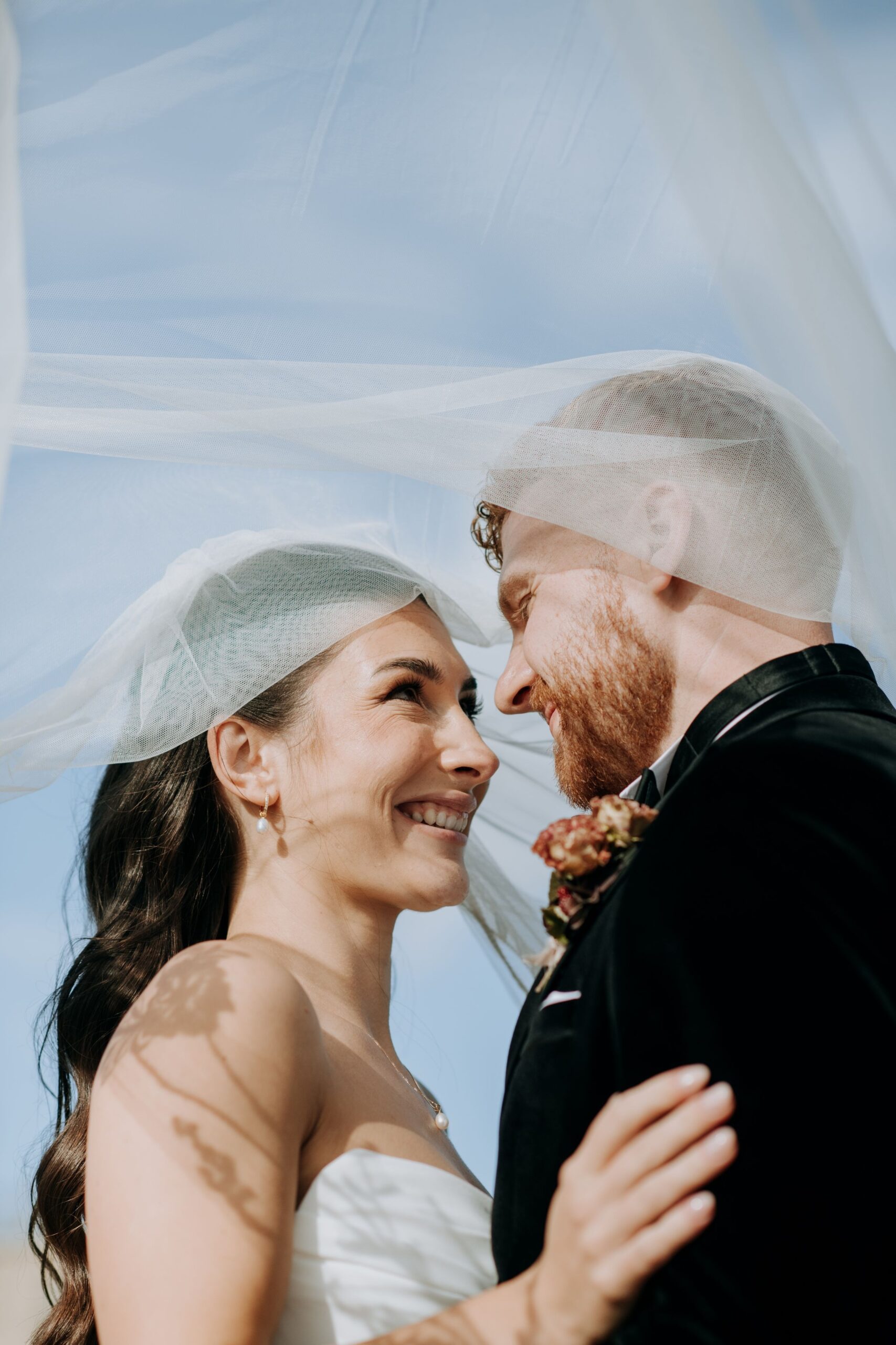 Burghley House Wedding Bride & Groom