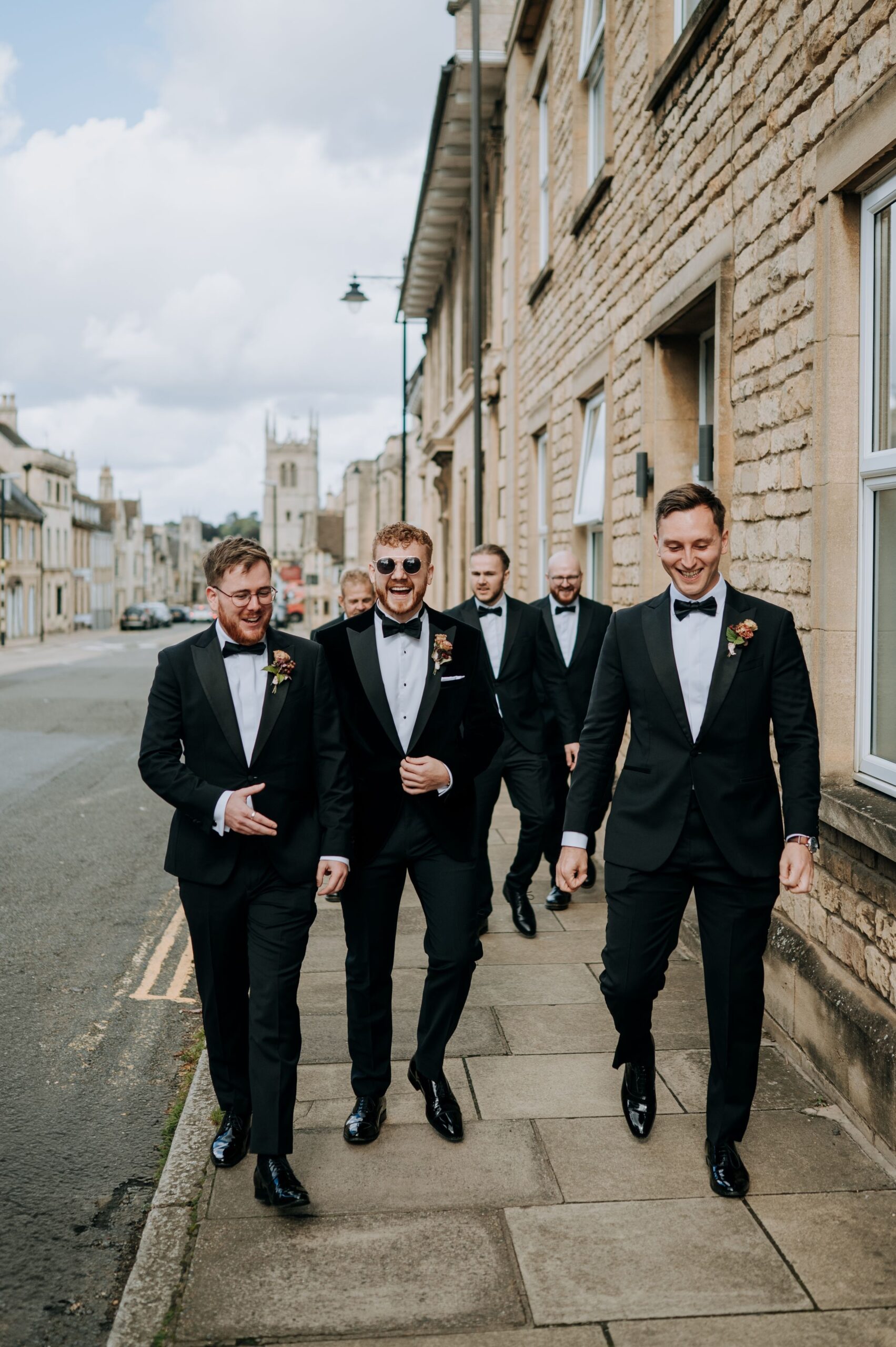 Burghley House Wedding Groom Party