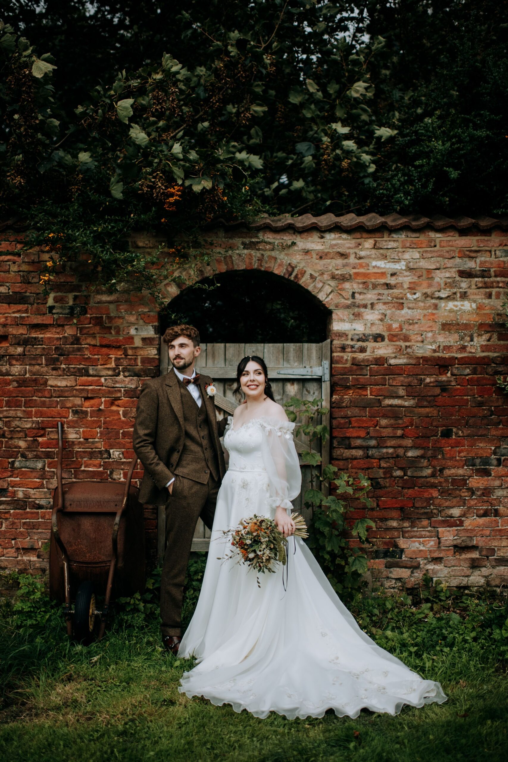 Bardney Hall Wedding Photo of Bride & Groom