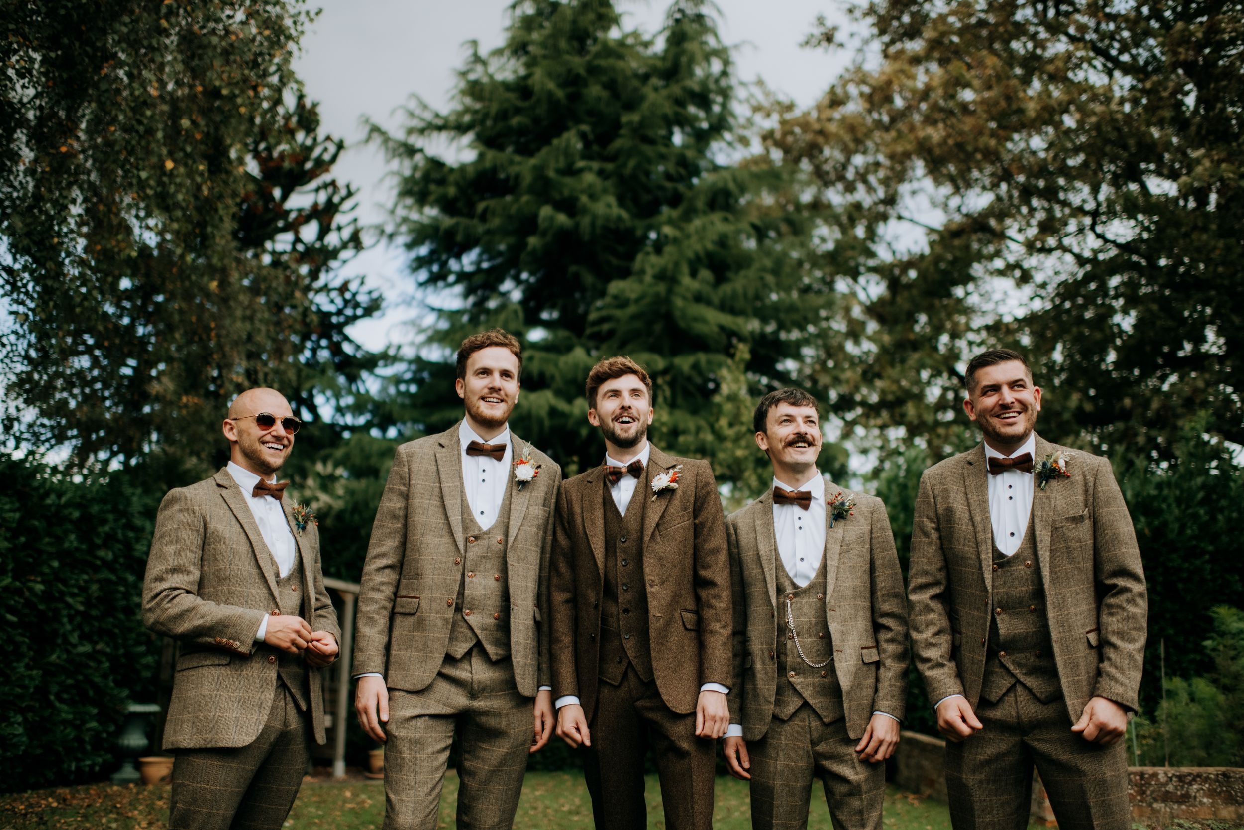 Bardney Hall Wedding Photo of Groom Party