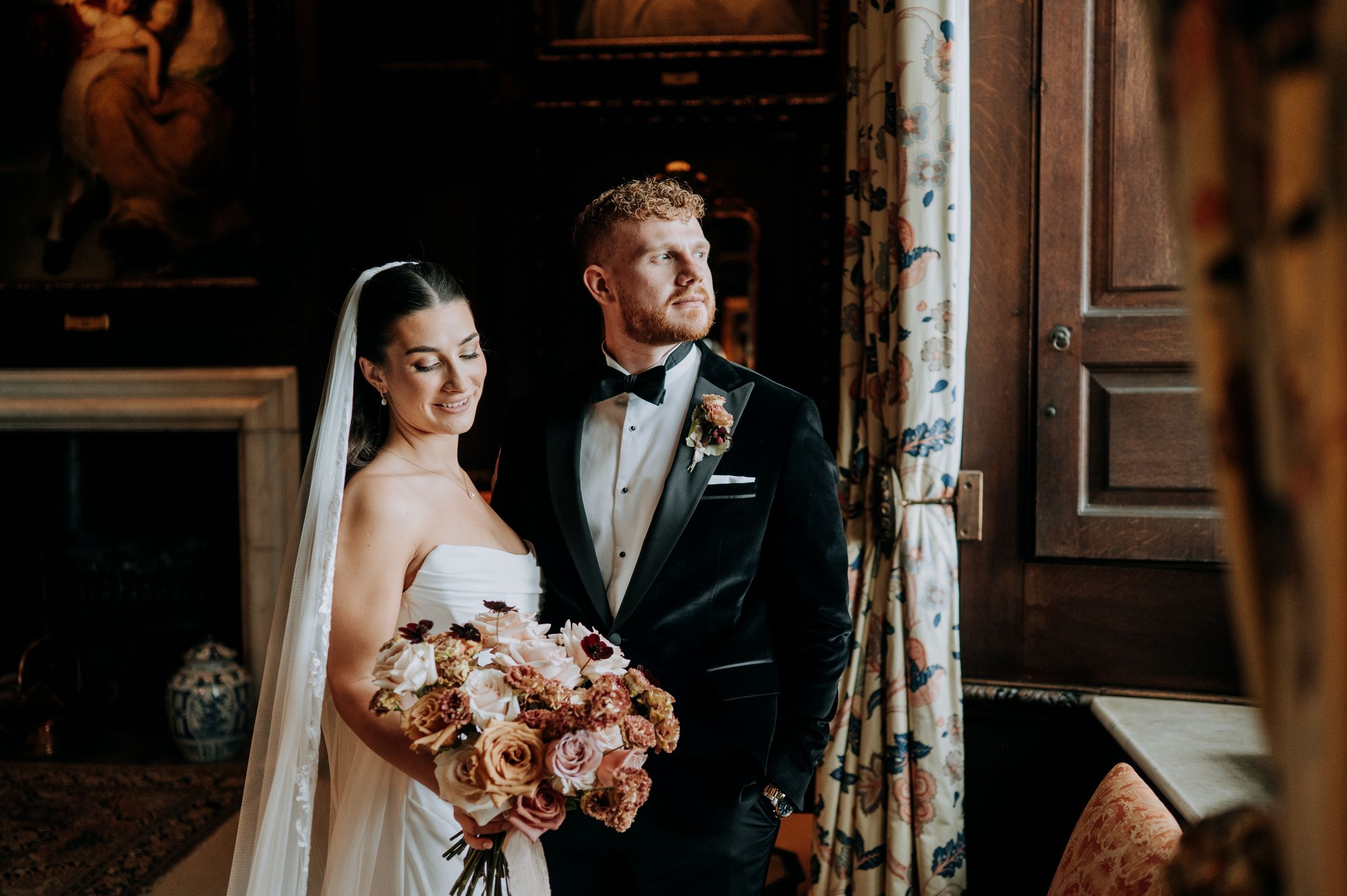 Burghley House Bride & Groom