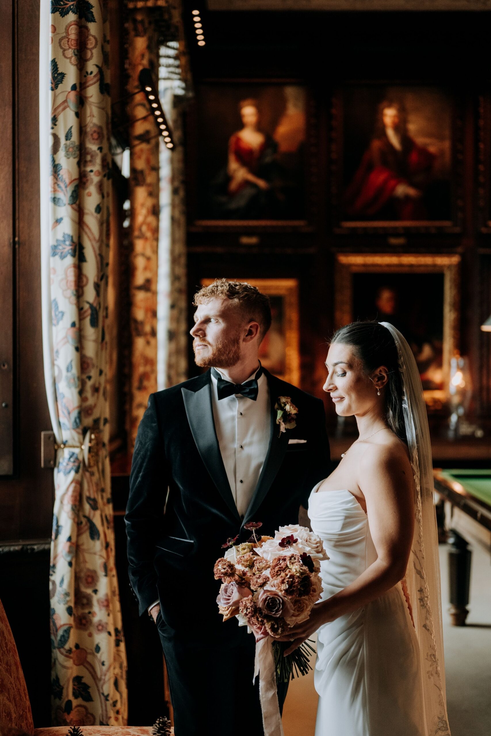 Burghley House Bride & Groom