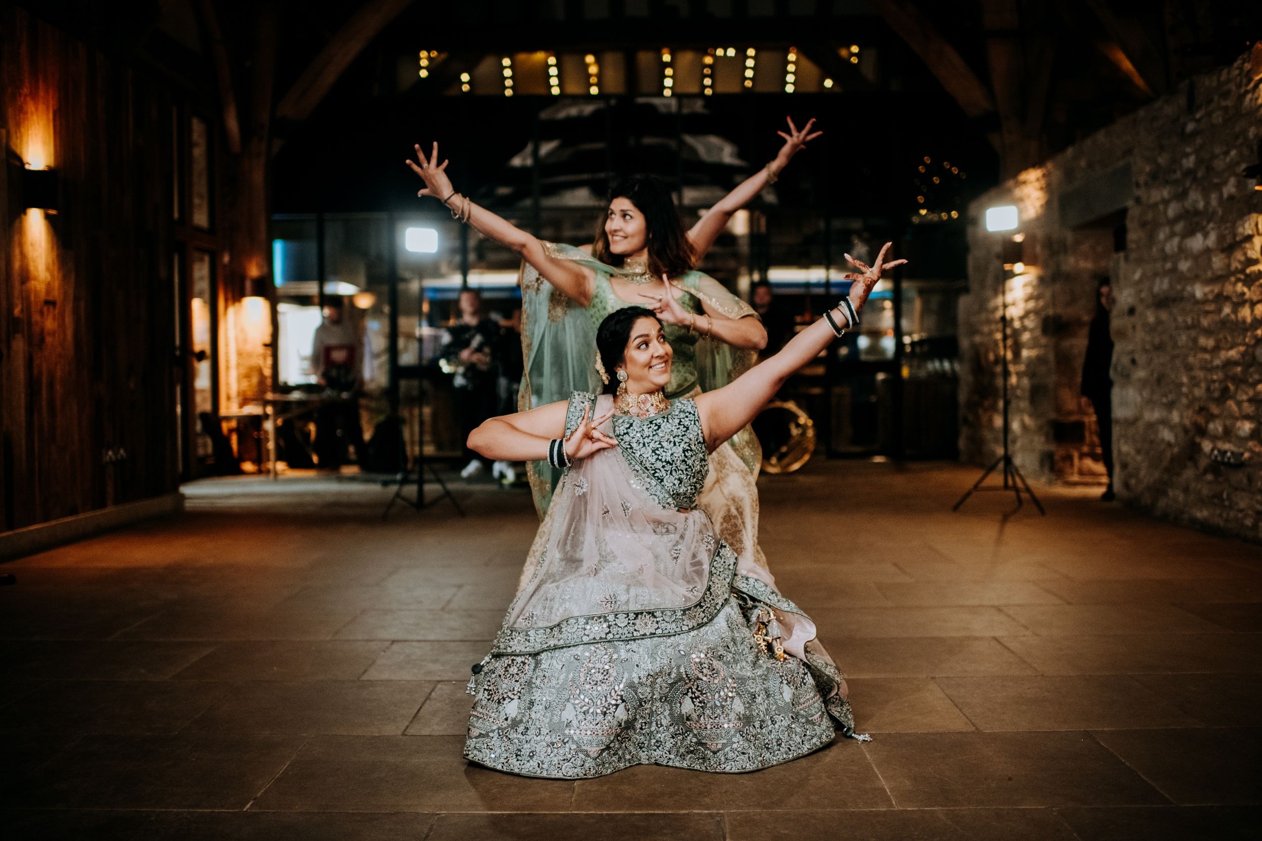 Dancing at Tithe Barn Wedding Photography