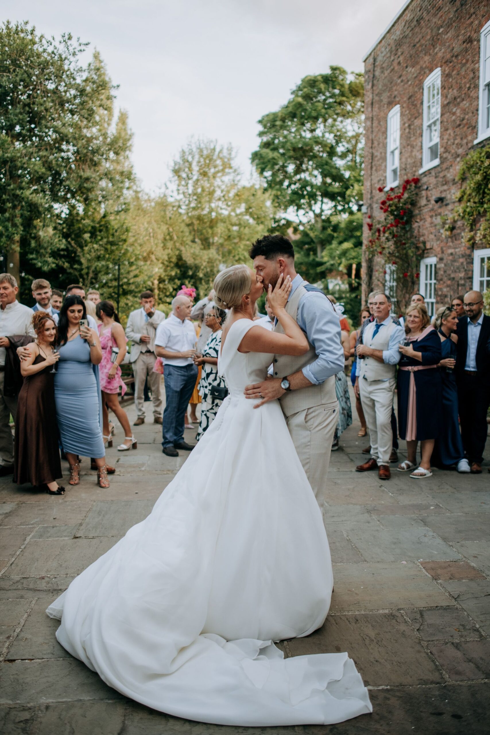 Bardney Hall Wedding Bride & Groom