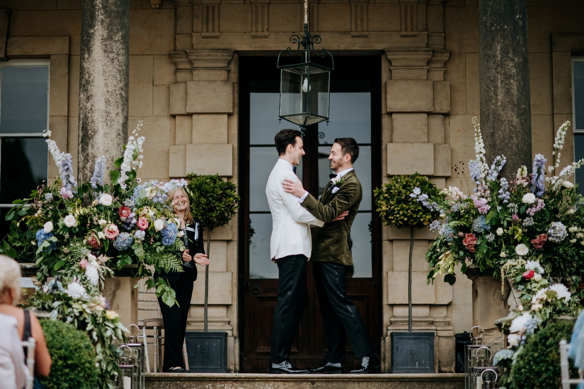 Birdsall House Wedding Photograph of the bride & groom