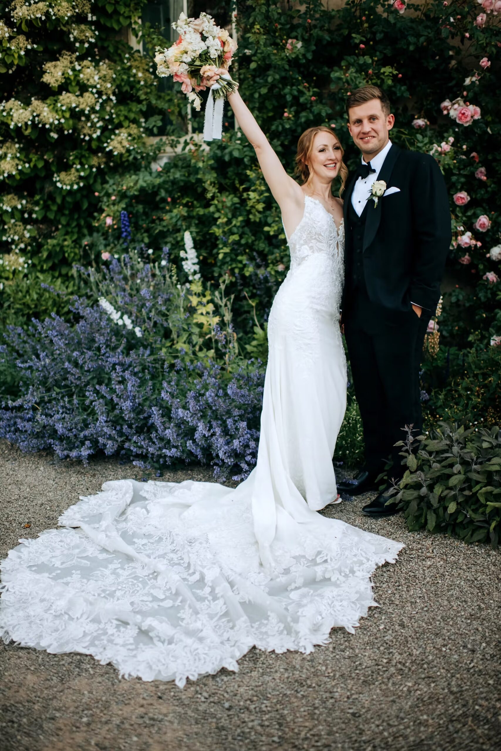 Bride & Groom Middleton Lodge Wedding Photograph