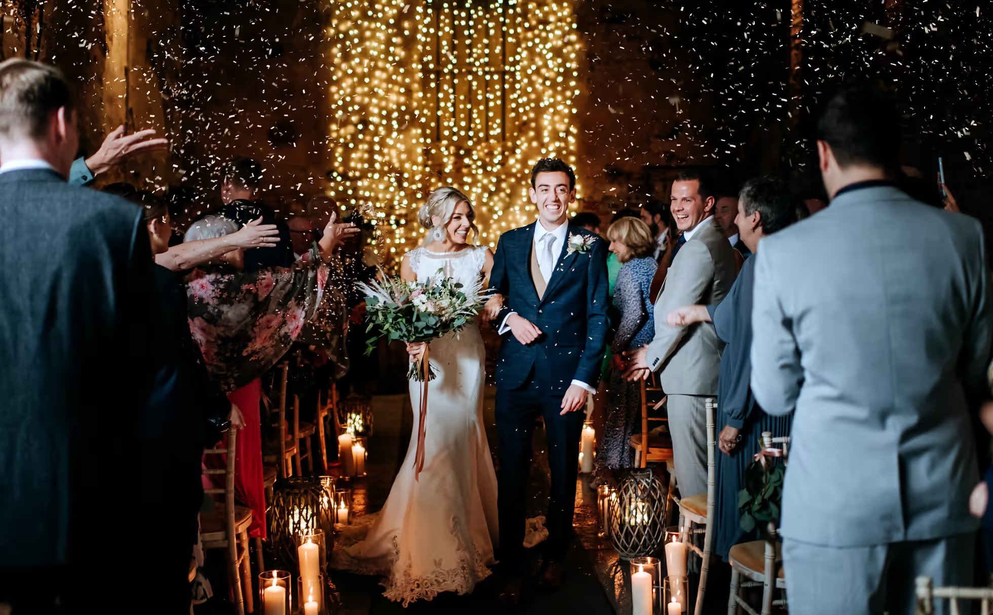 Wedding speeches and celebrations at The Normans wedding venue