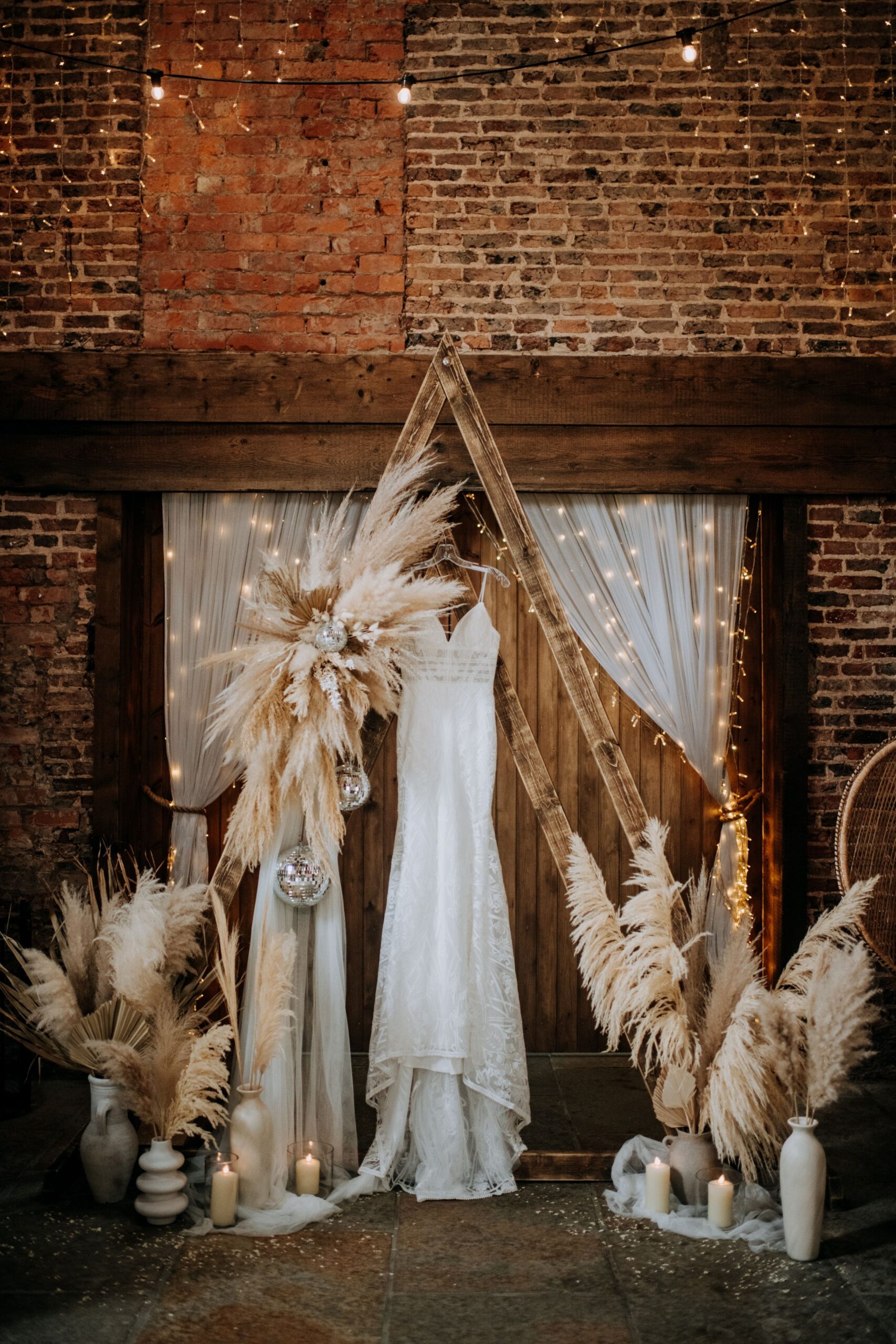 Wedding ceremony styling at Riverlands wedding venue