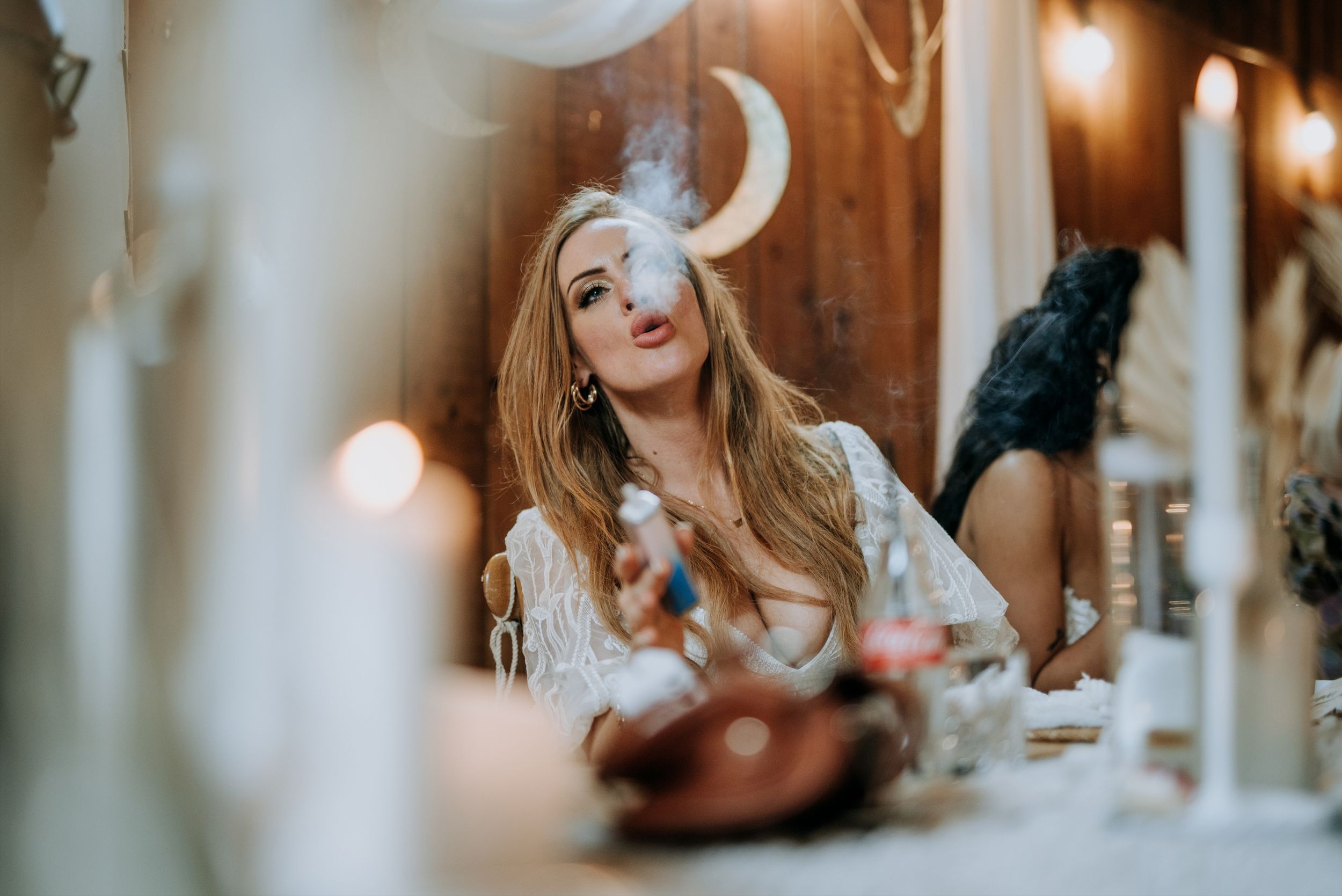 Bridal details photographed during wedding morning at Riverlands