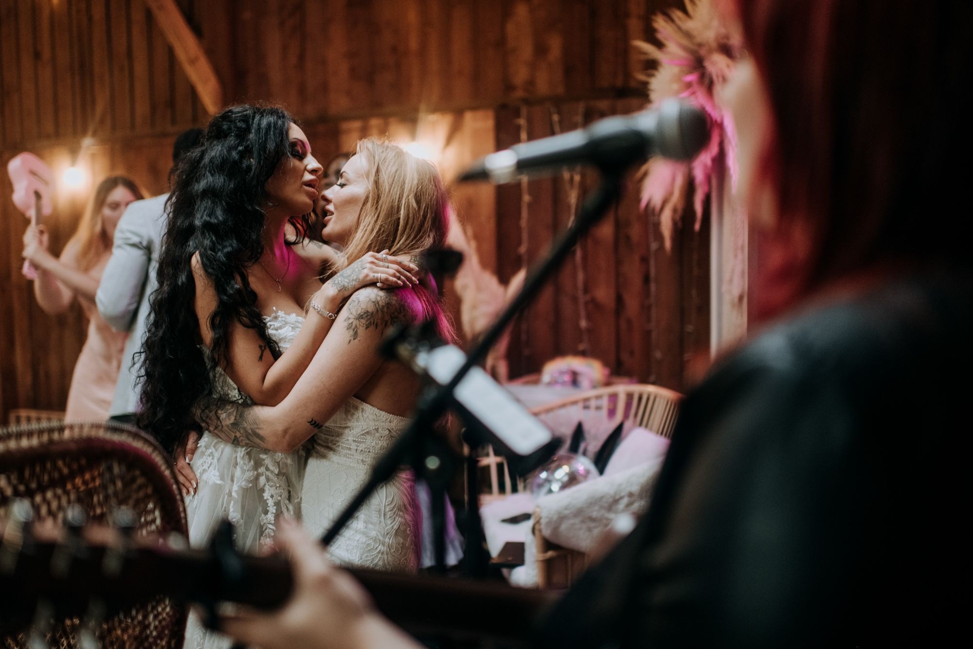 Live wedding band performing at Riverlands wedding reception