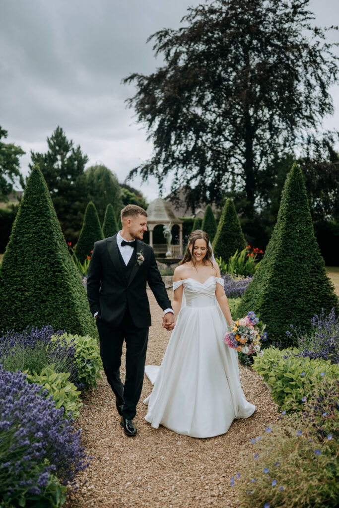 Bride & Groom at their Washingborough Hall wedding