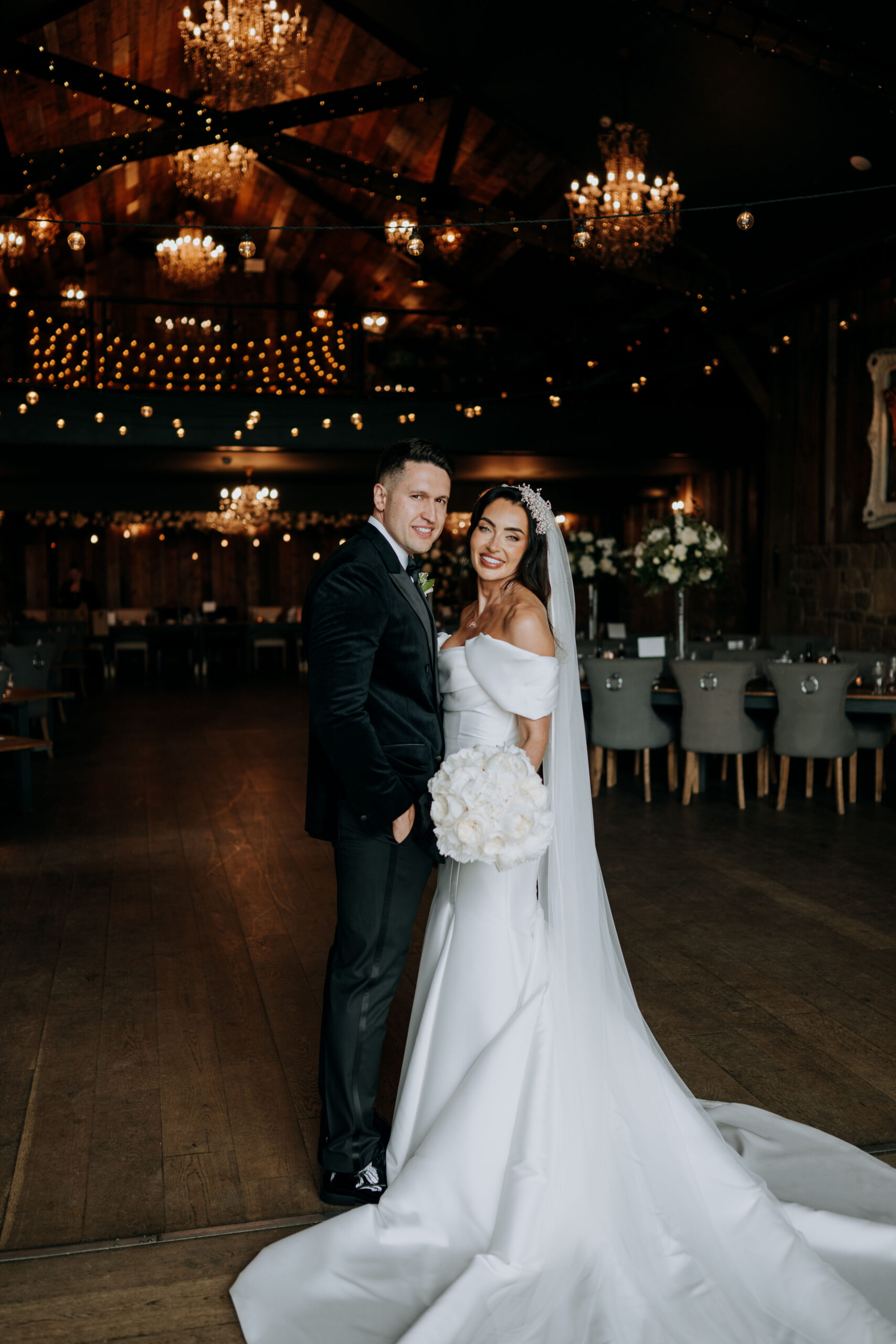 Bride & Groom Portrait Style Photography at Wharfdale Grange